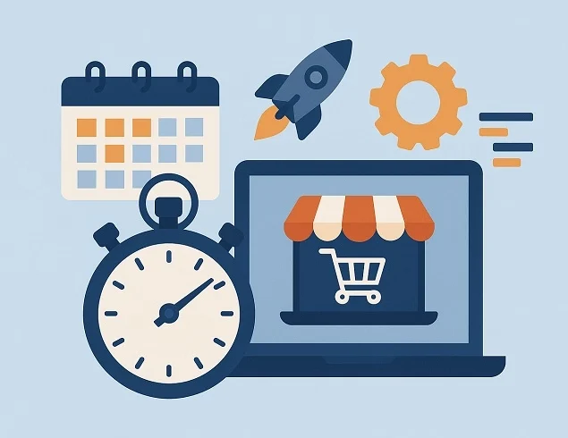 Koliko traje izrada webshopa? Realni rokovi i savjeti za bržu realizaciju.